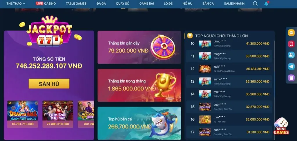 Chương trình VIP và phần thưởng Wi55